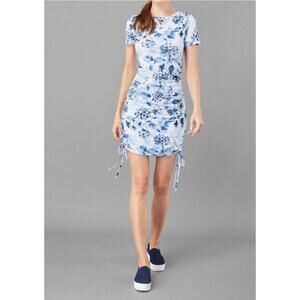 Lola & Sophie Floral T-shirt Dress‎ Sz S